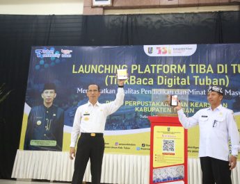 Tuban Luncurkan Tugu Titik Baca Digital